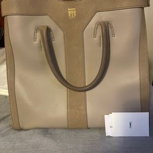 Yves Saint Laurent Sac Double Y, never used, with cards